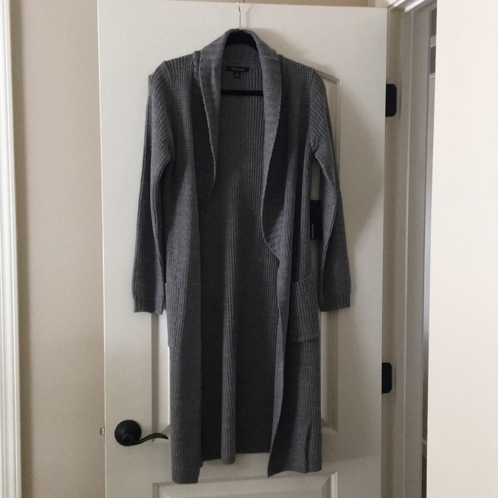 Long cardigan sweater